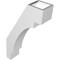 Ekena Millwork 3 1/2-in. W x 10-in. D x 18-in. H Merced Architectural Grade PVC Knee Brace BRCP035X10X18MRC - alternate 6